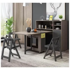 Klappbares rechteckiges Esstisch-Set – elegante, platzsparende Möbel