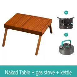 Klappbares tragbares Campingtisch-Set – Reisetisch mit Stühlen