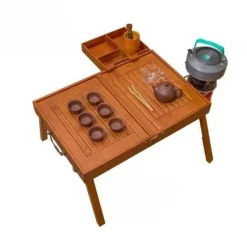 Klappbares tragbares Campingtisch-Set – Reisetisch mit Stühlen