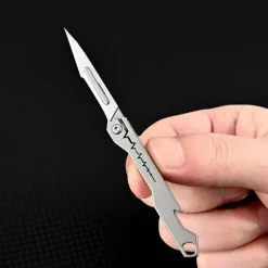 Klappbares Universalmesser aus Titan – Scharfer Allzweckschneider