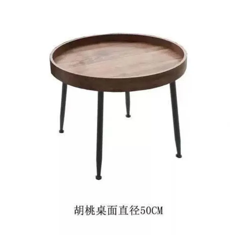 Kleiner runder Couchtisch – Minimalistisches nordisches Design für moderne Wohnungen