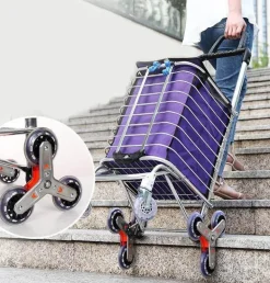 Kletter-Einkaufswagen mit Rädern – leicht zu tragender Einkaufswagen