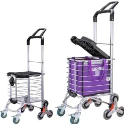 Kletter-Einkaufswagen mit Rädern – leicht zu tragender Einkaufswagen