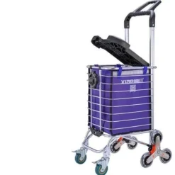 Kletter-Einkaufswagen mit Rädern – leicht zu tragender Einkaufswagen