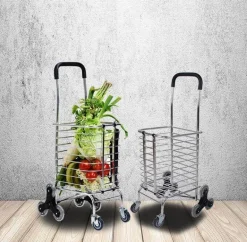 Kletter-Einkaufswagen mit Rädern – leicht zu tragender Einkaufswagen