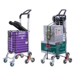 Kletter-Einkaufswagen mit Rädern – leicht zu tragender Einkaufswagen