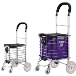 Kletter-Einkaufswagen mit Rädern – leicht zu tragender Einkaufswagen