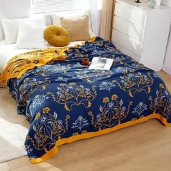 Klimaanlagendecke aus Baumwollgaze – Luxuriöser europäischer Überwurf