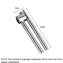 Knoblauchpresse aus Edelstahl – Küchenzerkleinerer, Stampfer, Gerät