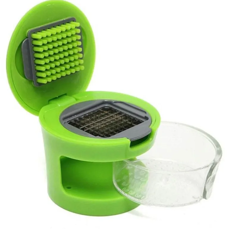 Knoblauchschneider - Mini-Handpresse-Zerkleinerer
