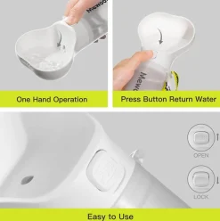 Knochenförmige Hundewasserflasche – Stilvolles Trinkzubehör für Haustiere