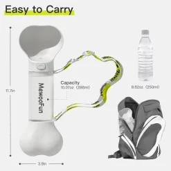 Knochenförmige Hundewasserflasche – Stilvolles Trinkzubehör für Haustiere