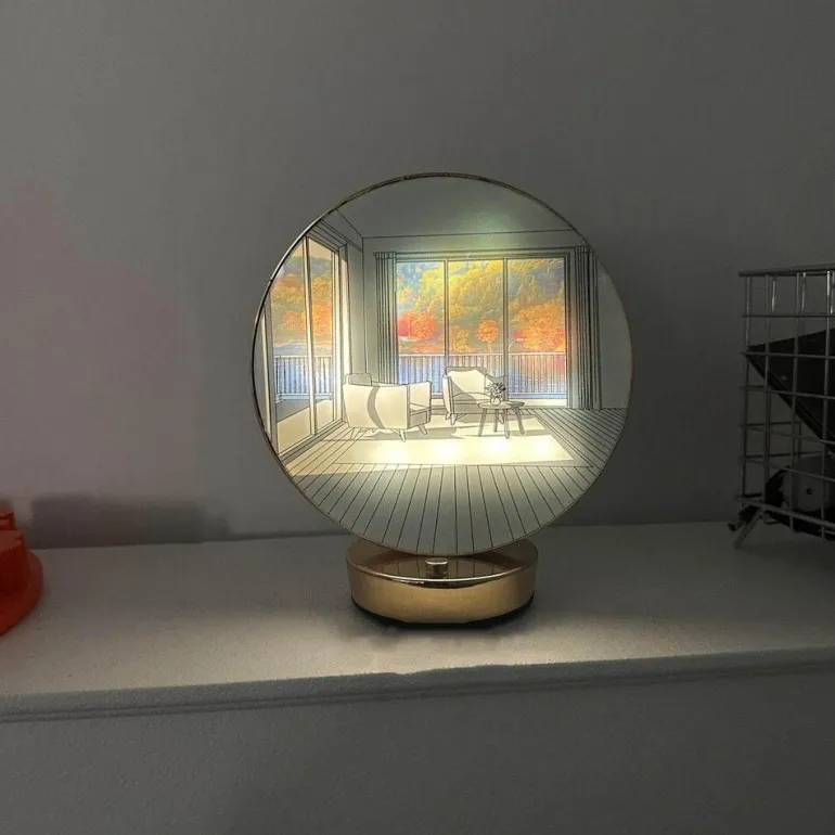 Künstlerische Orb-Tischlampe – Kreative Wohndekorbeleuchtung