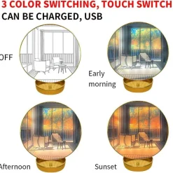 Künstlerische Orb-Tischlampe – Kreative Wohndekorbeleuchtung