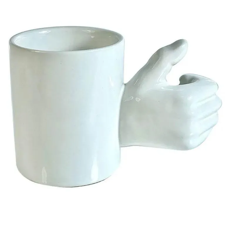 Künstlerische Tasse mit Handgriff – Kreative Kaffeetasse