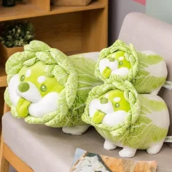 Kohl-Hundekissen - Süßes Plüsch-Gemüse-Haustierspielzeug