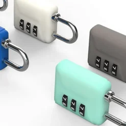 Kombinationsschloss mit Druckknopf – schlüsselloses Sicherheitsschloss