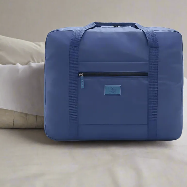 Kompakte und faltbare Reisetasche, leicht, wasserabweisend, zum Tragen