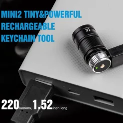 Kompakte wiederaufladbare LED-Taschenlampe – superhelle Taschenlampe