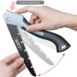 Kompakte, zusammenklappbare Handsäge – tragbares Camping-Holzbearbeitungswerkzeug