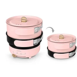 Kompakter elektrischer Reisekocher – Tragbarer Kochtopf