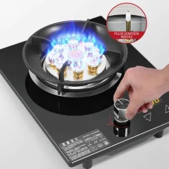 Kompakter Gasherd - Tragbares Kochfeld mit Einzelplatte