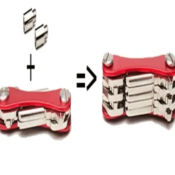 Kompakter Schlüsselanhänger-Organizer – Intelligentes Schlüsselhalter-Zubehör