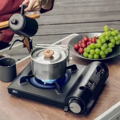 Kompakter tragbarer Gaskocher – Leichte Camping-Kochausrüstung