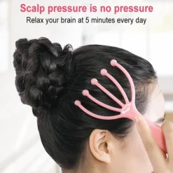 Kopfhautmassagegerät – 5-Finger-Kopfmassagegerät zur Stresslinderung