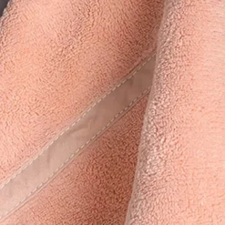 Korallensamt-Handtuch – rundes, weiches, super saugfähiges Badetuch