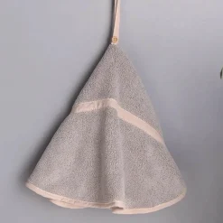 Korallensamt-Handtuch – rundes, weiches, super saugfähiges Badetuch