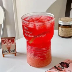 Koreanischer Glasbecher – Stilvoller Tee- und Kaffeebecher