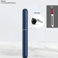 Korkenzieher-Set – Flaschenöffner mit Luftpumpe und Korkenzieher