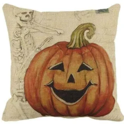 Kürbis Halloween Kissenbezüge - Gruselige Dekokissenbezüge