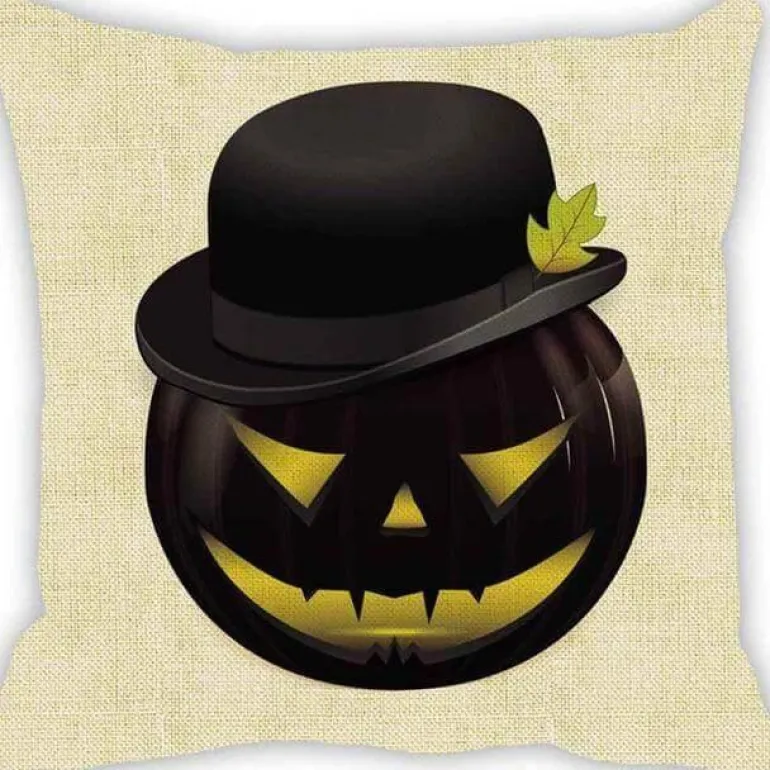 Kürbis Halloween Kissenbezüge - Gruselige Dekokissenbezüge