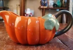 Kürbis Keramik Tasse Schale - Herbst Küchendekor