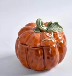 Kürbis Keramik Tasse Schale - Herbst Küchendekor