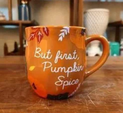 Kürbis Keramik Tasse Schale - Herbst Küchendekor