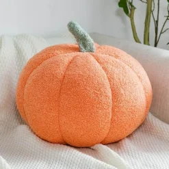 Kürbis-Plüschkissen – Süßes Halloween-Herbstdekor