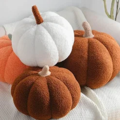 Kürbis-Plüschkissen – Süßes Halloween-Herbstdekor
