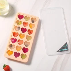 Kreative Herz-Eiswürfelform aus Silikon – lustiger Eisbereiter