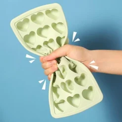 Kreative Herz-Eiswürfelform aus Silikon – lustiger Eisbereiter