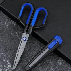 Kreative 2-in-1-Schere mit Safe Cut-Messer