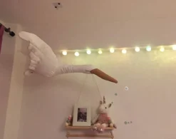 Kreative Kinderzimmer-Dekoration zum Aufhängen, Schwan-Plüschpuppe