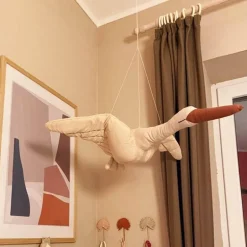 Kreative Kinderzimmer-Dekoration zum Aufhängen, Schwan-Plüschpuppe