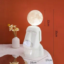 Kreative Tischlampe Taschentuchbox-Kombination – Stilvolle Wohndekoration