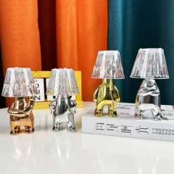 Kreative Tischlampenstatuette – einzigartige Heimdekorbeleuchtung