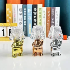 Kreative Tischlampenstatuette – einzigartige Heimdekorbeleuchtung