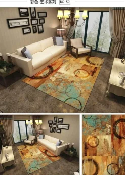 Kreativer, moderner, pastoraler Stil, weicher Teppich für Zuhause