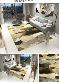 Kreativer, moderner, pastoraler Stil, weicher Teppich für Zuhause